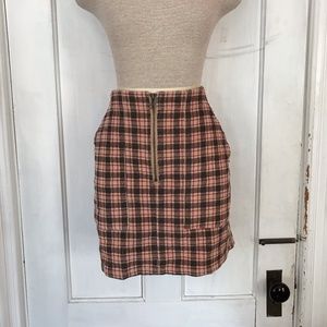 Corduroy mini skirt